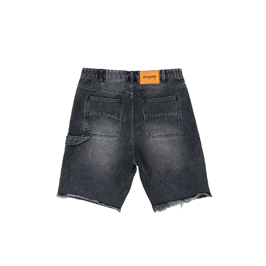 Double Knee Denim Shorts